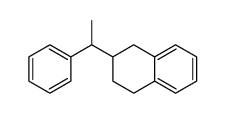 2-(1-phenylethyl)-1,2,3,4-tetrahydronaphthalene结构式