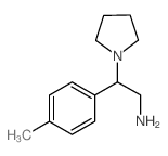 2-Pyrrolidin-1-yl-2-p-tolyl-ethylamine Structure