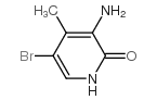 3-Amino-5-bromo-2-hydroxy-4-methyl-pyridine Structure