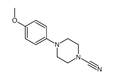 4-(4-methoxyphenyl)piperazine-1-carbonitrile结构式