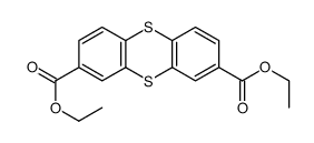 diethyl thianthrene-2,8-dicarboxylate结构式
