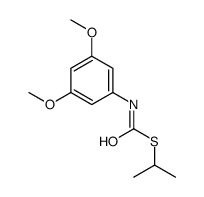 S-propan-2-yl N-(3,5-dimethoxyphenyl)carbamothioate结构式