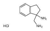 1-Aminomethyl-indan-1-ylamine; hydrochloride Structure