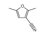 2,5-dimethyl-furan-3-carbonitrile结构式