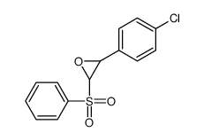 2-(benzenesulfonyl)-3-(4-chlorophenyl)oxirane Structure