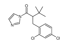 2-[(2,4-dichlorophenyl)methyl]-1-imidazol-1-yl-3,3-dimethylbutan-1-one Structure