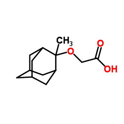 [(2-Methyladamantan-2-yl)oxy]acetic acid结构式