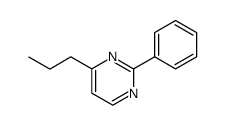 Pyrimidine, 2-phenyl-4-propyl- (6CI,9CI) structure