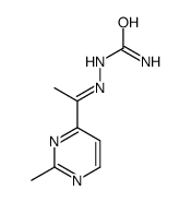 [1-(2-methylpyrimidin-4-yl)ethylideneamino]urea Structure