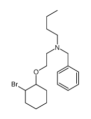 N-benzyl-N-[2-(2-bromocyclohexyl)oxyethyl]butan-1-amine结构式