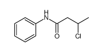 Butanamide, 3-chloro-N-phenyl Structure