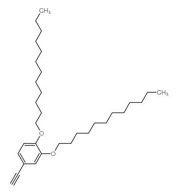 1,2-bis-dodecyloxy-4-ethynyl-benzene Structure