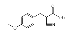 Benzenepropanamide, α-cyano-4-methoxy结构式