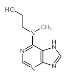 2-(methyl-(5H-purin-6-yl)amino)ethanol结构式