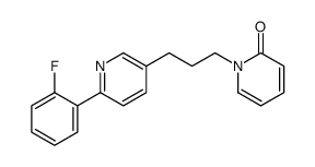 1-[3-[6-(2-fluorophenyl)pyridin-3-yl]propyl]pyridin-2-one Structure