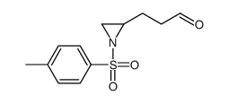 3-[1-(4-methylphenyl)sulfonylaziridin-2-yl]propanal结构式