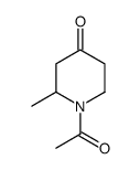 1-acetyl-2-methylpiperidin-4-one结构式