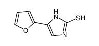 4-(furan-2-yl)-1,3-dihydroimidazole-2-thione Structure