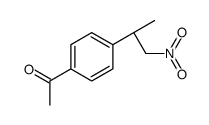 1-[4-[(2S)-1-nitropropan-2-yl]phenyl]ethanone结构式