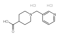 1-(pyridin-3-ylmethyl)piperidine-4-carboxylic acid,dihydrochloride Structure