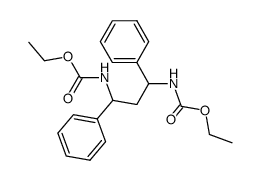 diethyl (1,3-diphenylpropane-1,3-diyl)dicarbamate结构式