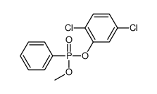 2,5-Dichlorophenyl methyl phenylphosphonate Structure