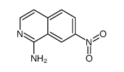 1-Isoquinolinamine, 7-nitro Structure