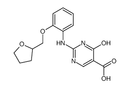 6-oxo-2-[2-(oxolan-2-ylmethoxy)anilino]-1H-pyrimidine-5-carboxylic acid结构式