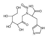 (2S)-3-(1H-imidazol-5-yl)-2-[nitroso-[(3S,4R,5R)-3,4,5,6-tetrahydroxy-2-oxohexyl]amino]propanoic acid结构式