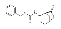 (1r*,2s*,5r*)-(7-oxo-6-oxa-bicyclo[3.2.1]oct-2-yl)-carbamic acid benzyl ester Structure