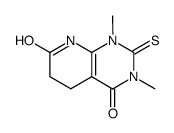 1,3-dimethyl-2-thioxo-2,3,5,6-tetrahydro-1H,8H-pyrido[2,3-d]pyrimidine-4,7-dione结构式