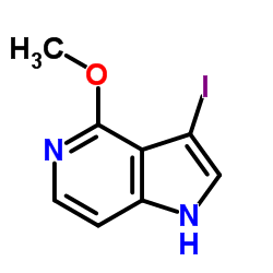 3-Iodo-4-methoxy-1H-pyrrolo[3,2-c]pyridine Structure