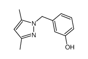 1-(3,5-dimethylpyrazol-1-ylmethyl)-3-hydroxybenzene结构式