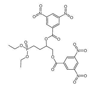 diethyl 3,4-bis(3,5-dinitrobenzoyloxy)butyl-1-phosphonate结构式