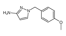 1-(4-methoxybenzyl)-1H-pyrazol-3-amine结构式