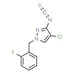 4-CHLORO-1-(2-FLUORO-BENZYL)-3-ISOTHIOCYANATO-1H-PYRAZOLE picture