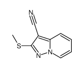 2-methylsulfanylpyrazolo[1,5-a]pyridine-3-carbonitrile结构式