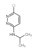 6-CHLORO-N-ISOPROPYLPYRIDAZIN-3-AMINE structure