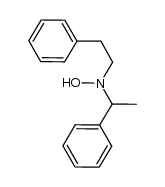 N-hydroxy-N-(2-phenylethyl)-1-phenylethanamine结构式