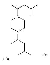 1,4-bis(4-methylpentan-2-yl)piperazine,dihydrobromide Structure