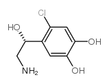 1,2-Benzenediol, 4-(2-amino-1-hydroxyethyl)-5-chloro-, (R)- (9CI)结构式