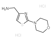 1-(2-morpholin-4-yl-1,3-thiazol-4-yl)methanamine(SALTDATA: 2HCl 0.1H2O) Structure