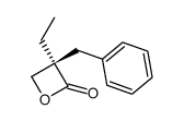 (R)-3-benzyl-3-ethyloxetan-2-one Structure