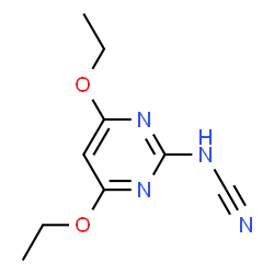 Cyanamide, (4,6-diethoxy-2-pyrimidinyl)- (9CI) structure
