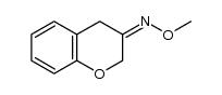 chroman-3-one O-methyl oxime Structure