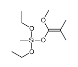 diethoxy-(1-methoxy-2-methylprop-1-enoxy)-methylsilane Structure