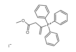 iodure du methylcarbethoxy-1 propene-2 yl-2 triphenylphosphonium Structure