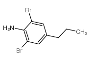 2,6-二溴-4-N-丙苯胺结构式