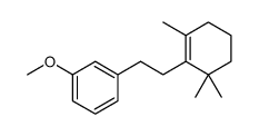 1-methoxy-3-[2-(2,6,6-trimethylcyclohexen-1-yl)ethyl]benzene Structure