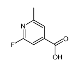 2-Fluoro-6-Methyl-isonicotinic acid Structure